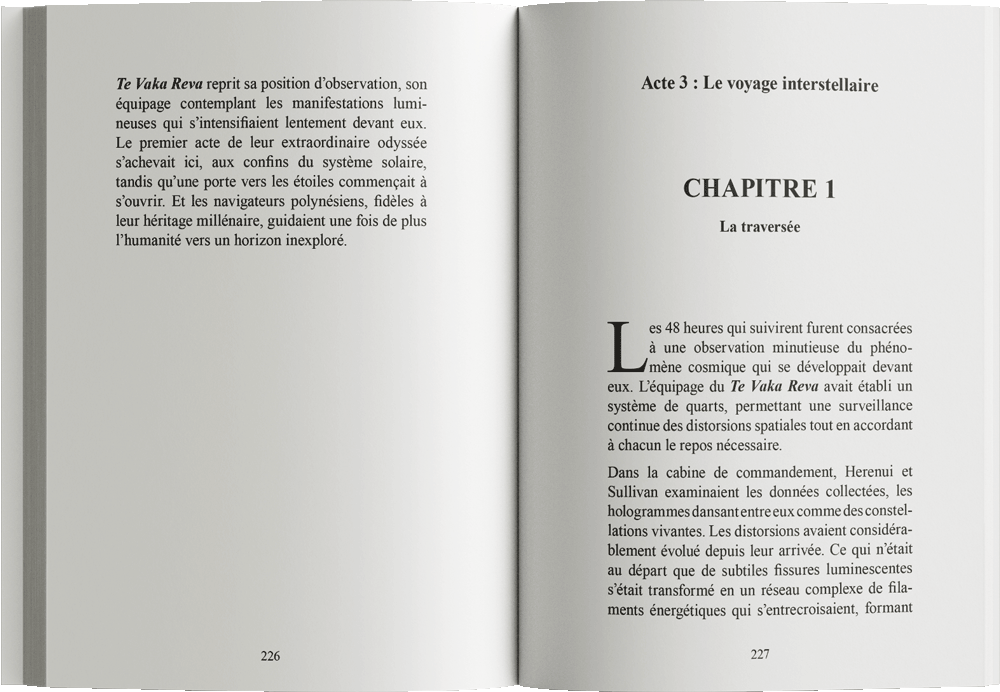 Les Abysses Stellaires, ouvert Texte du roman ouvert, Les Abysses Stellaires.